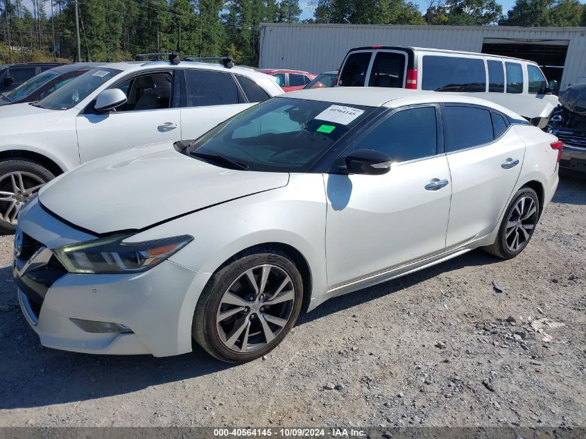 2016 Nissan Maxima 3.5 Sv VIN: 1N4AA6AP7GC404573 Lot: 40564145