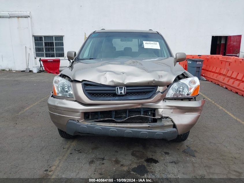 2004 Honda Pilot Ex-L VIN: 2HKYF186648620442 Lot: 40564185