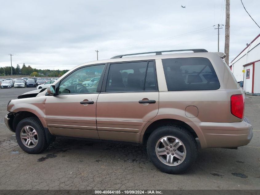 2004 Honda Pilot Ex-L VIN: 2HKYF186648620442 Lot: 40564185