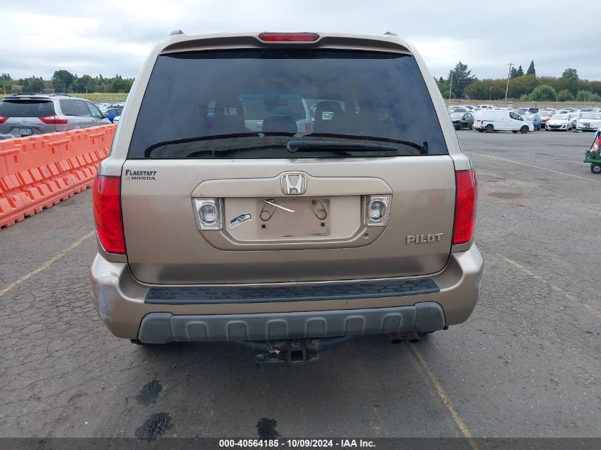 2004 Honda Pilot Ex-L VIN: 2HKYF186648620442 Lot: 40564185