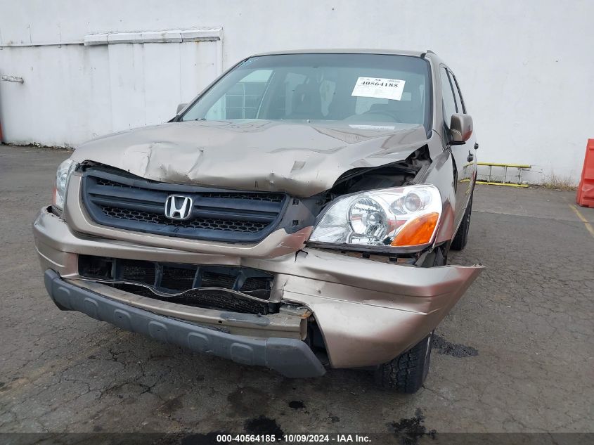 2004 Honda Pilot Ex-L VIN: 2HKYF186648620442 Lot: 40564185