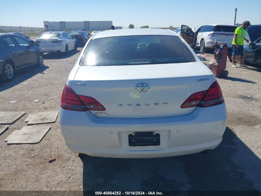 2008 Toyota Avalon Limited VIN: 4T1BK36B18U321834 Lot: 40564252