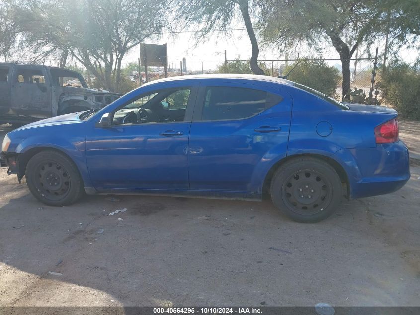 2014 Dodge Avenger Se VIN: 1C3CDZAB9EN111635 Lot: 40564295