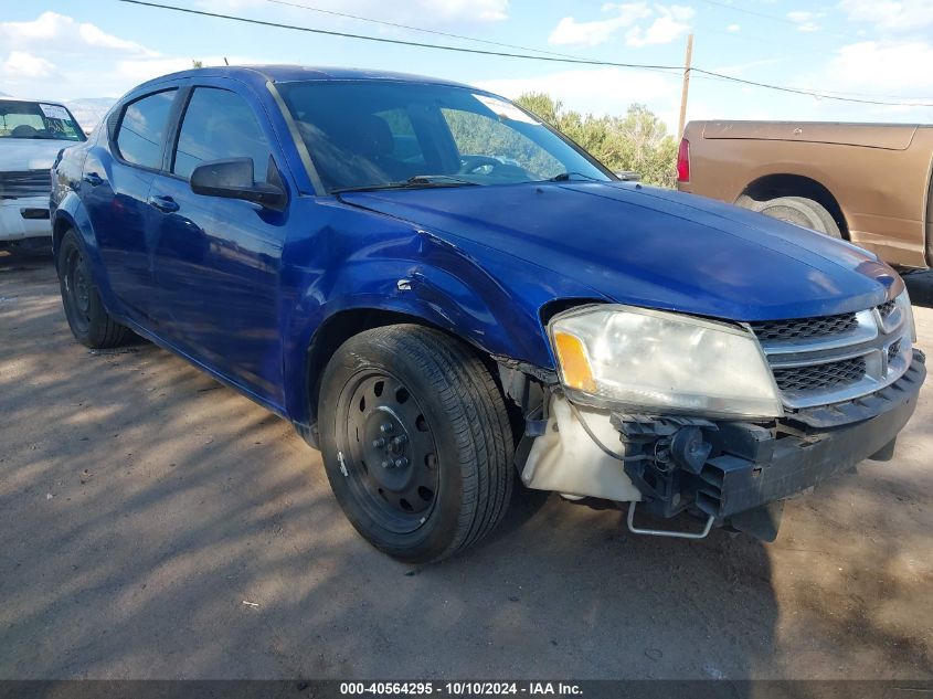 2014 Dodge Avenger Se VIN: 1C3CDZAB9EN111635 Lot: 40564295