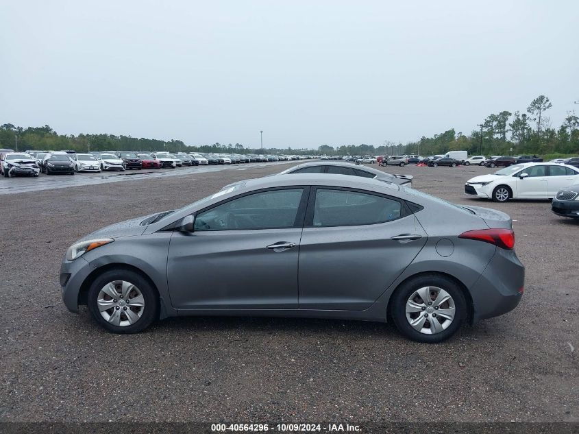 KMHDH4AE8GU645828 2016 Hyundai Elantra Se/Sport/Limited