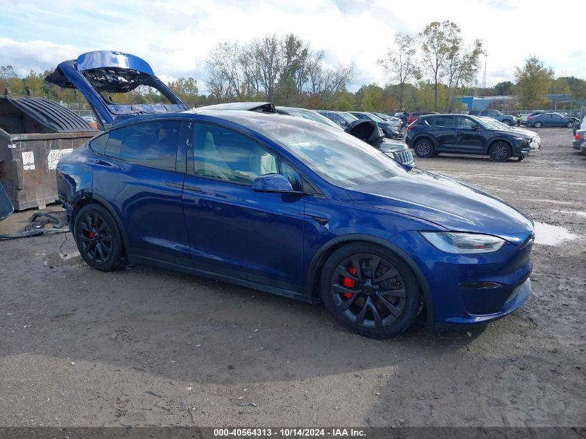 2023 Tesla Model X Plaid Tri Motor All-Wheel Drive VIN: 7SAXCBE61PF418340 Lot: 40564313