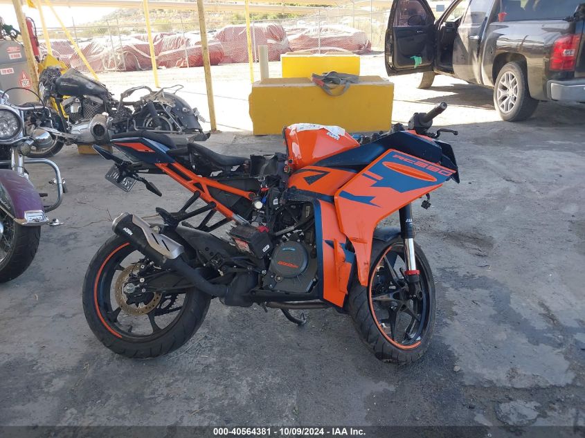 2023 Ktm 390 Rc VIN: MD2JYJ409PC230930 Lot: 40564381