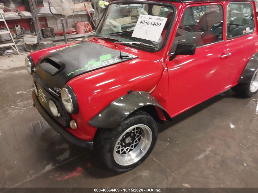 1993 Mini Cooper VIN: SAXXNNAYCBD056085 Lot: 40564409