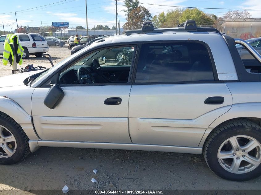 2006 Subaru Baja Sport VIN: 4S4BT62C767101784 Lot: 40564411