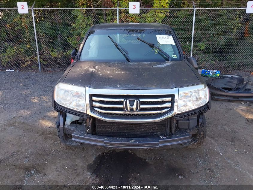 5FNYF3H25FB023700 2015 Honda Pilot Lx