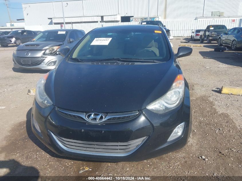 2013 Hyundai Elantra Gls VIN: 5NPDH4AE4DH442512 Lot: 40564442