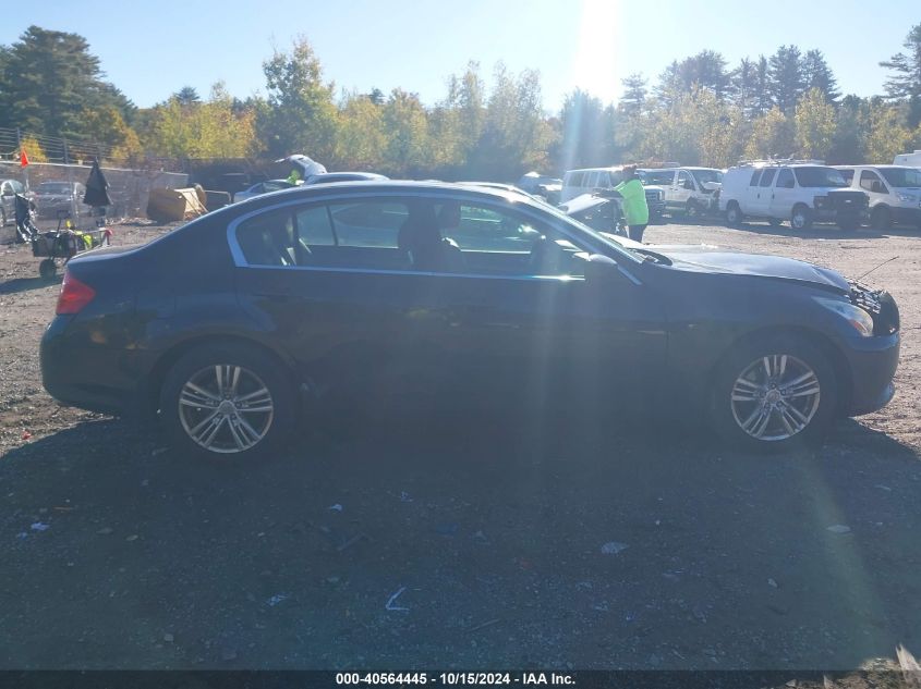 2013 INFINITI G37X VIN: JN1CV6AR0DM356853