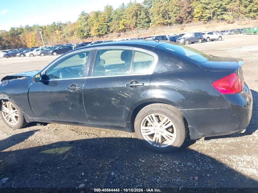 2013 Infiniti G37X VIN: JN1CV6AR0DM356853 Lot: 40564445