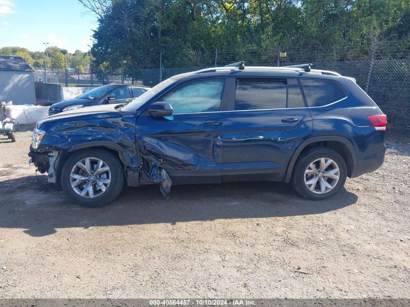 2019 Volkswagen Atlas 3.6L V6 Se W/Technology VIN: 1V2UR2CA8KC564602 Lot: 40564457