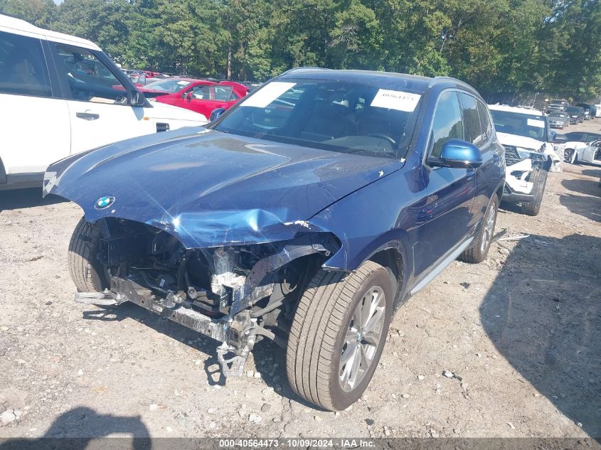 VIN 5UXTR7C57KLF34635 2019 BMW X3, Sdrive30I no.2