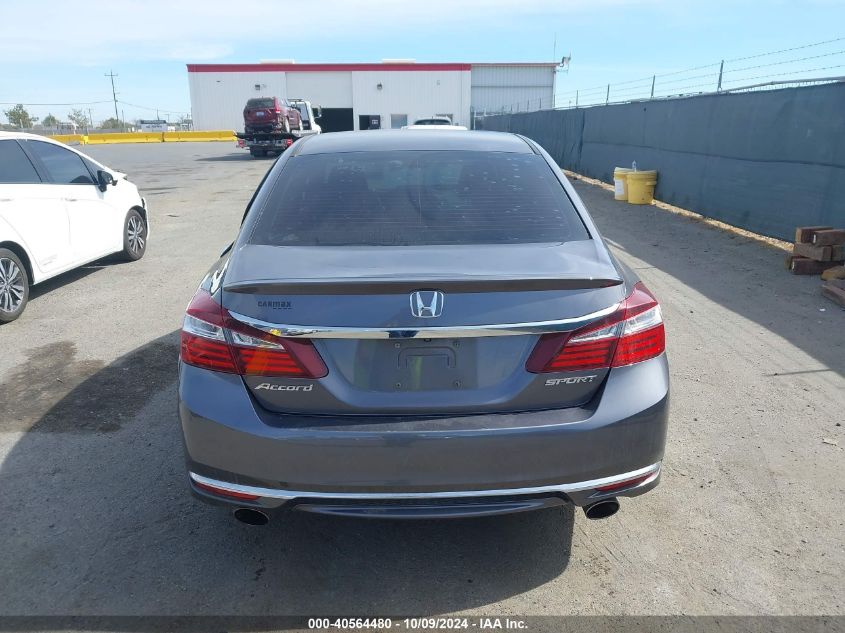 1HGCR2F51GA157981 2016 Honda Accord Sport