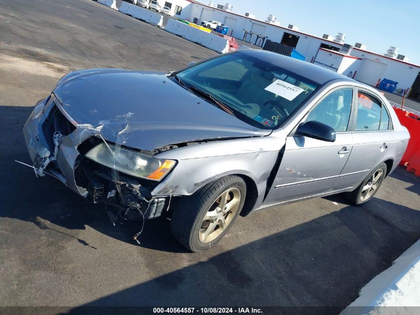 5NPEU46F77H210282 2007 Hyundai Sonata Limited/Se V6