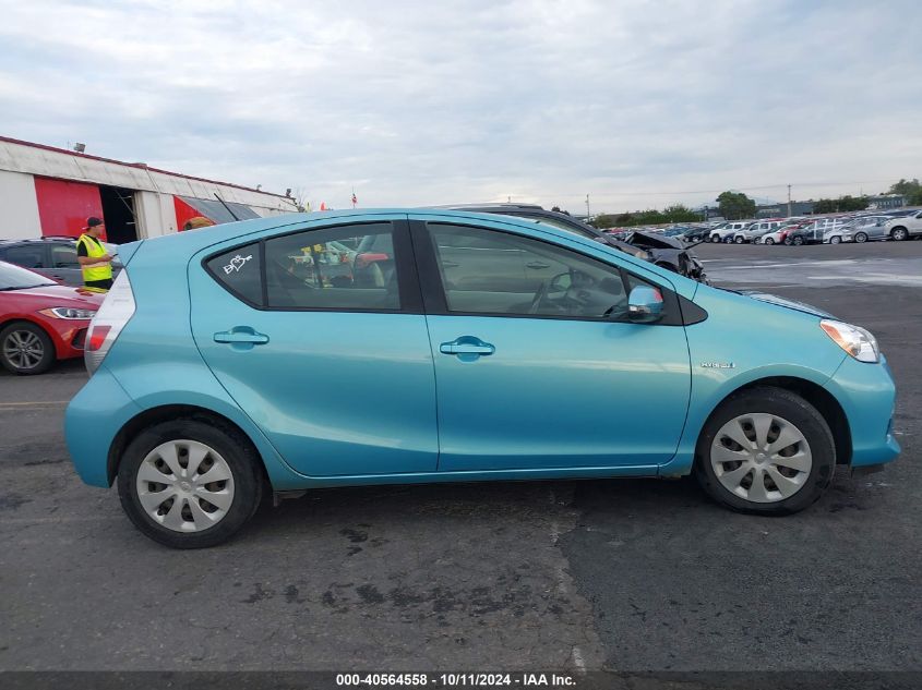 2013 Toyota Prius C Two VIN: JTDKDTB35D1053234 Lot: 40564558