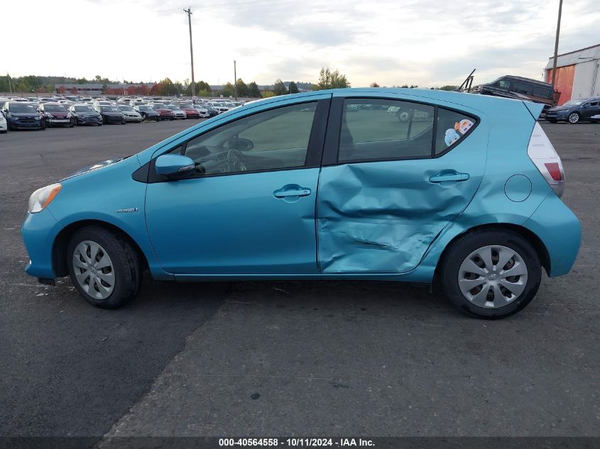 2013 Toyota Prius C Two VIN: JTDKDTB35D1053234 Lot: 40564558