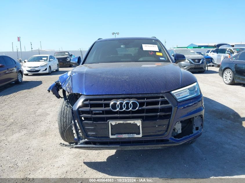 2020 Audi Q5 Premium 45 Tfsi Quattro S Tronic VIN: WA1ANAFY7L2116128 Lot: 40564583