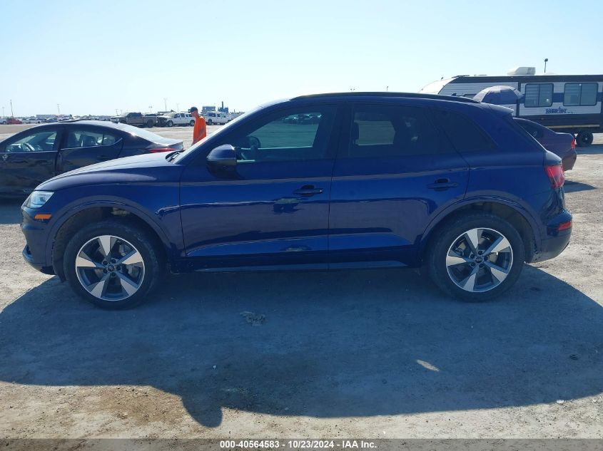 2020 Audi Q5 Premium 45 Tfsi Quattro S Tronic VIN: WA1ANAFY7L2116128 Lot: 40564583