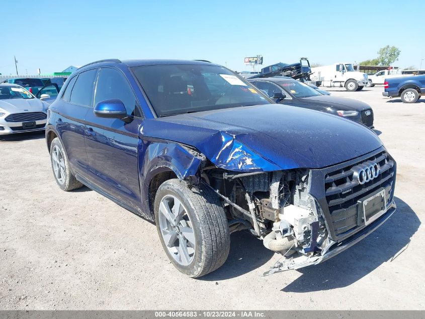 2020 Audi Q5 Premium 45 Tfsi Quattro S Tronic VIN: WA1ANAFY7L2116128 Lot: 40564583