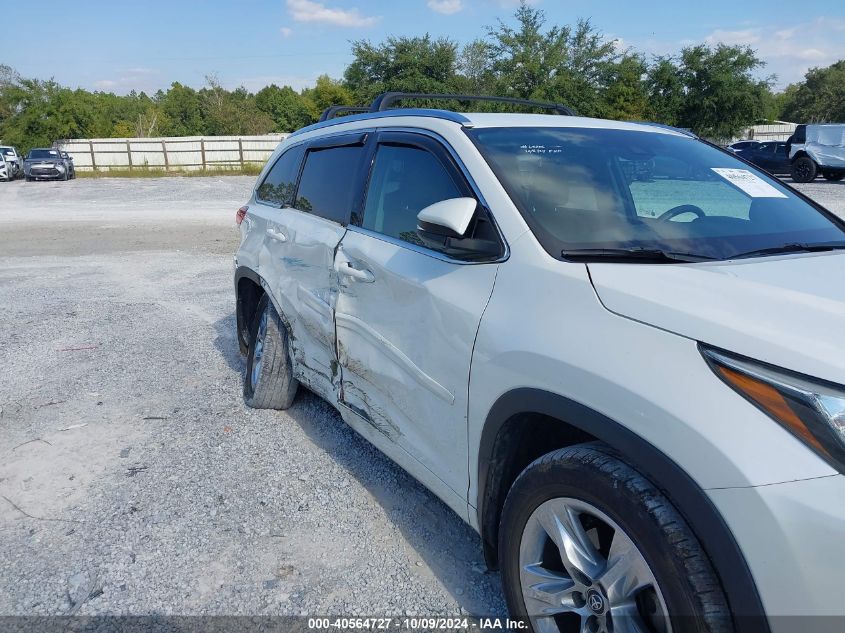 2018 TOYOTA HIGHLANDER LIMITED - 5TDDZRFH9JS900354