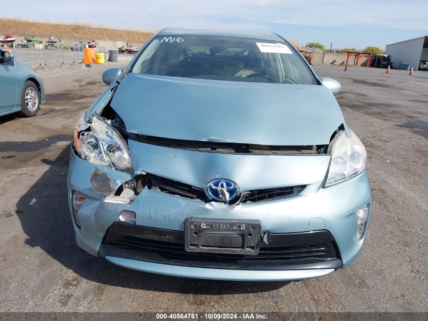 2013 Toyota Prius Two VIN: JTDKN3DU1D1682234 Lot: 40564761