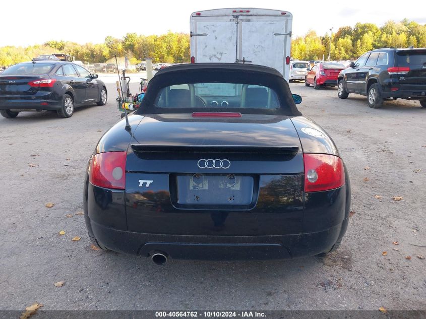 2001 Audi Tt VIN: TRUTX28N911015098 Lot: 40564762