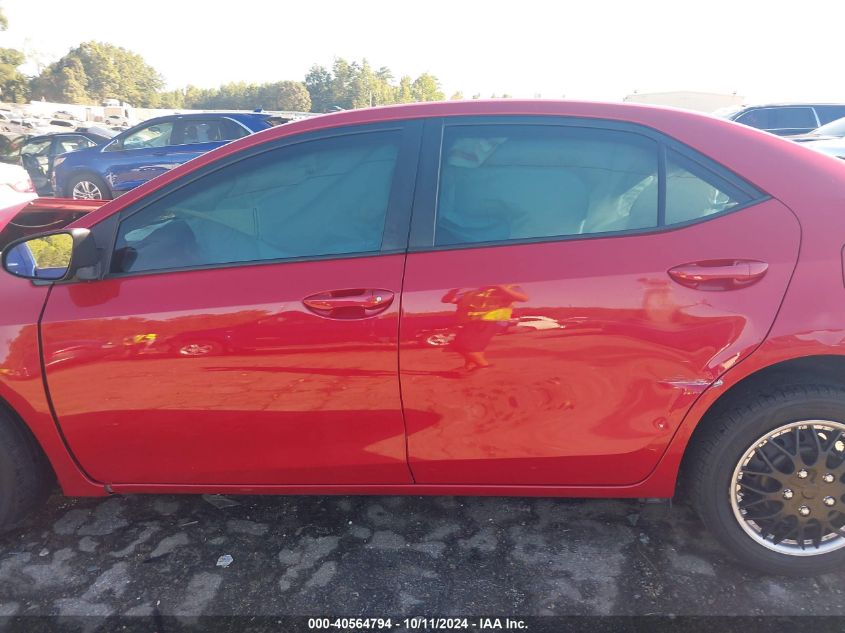 2019 TOYOTA COROLLA LE - 2T1BURHE1KC215686