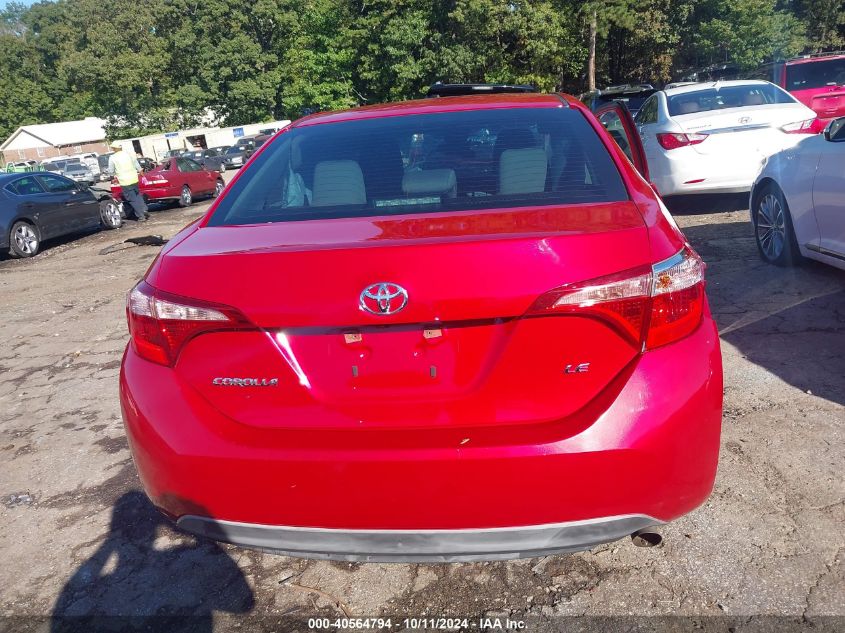 2019 TOYOTA COROLLA LE - 2T1BURHE1KC215686