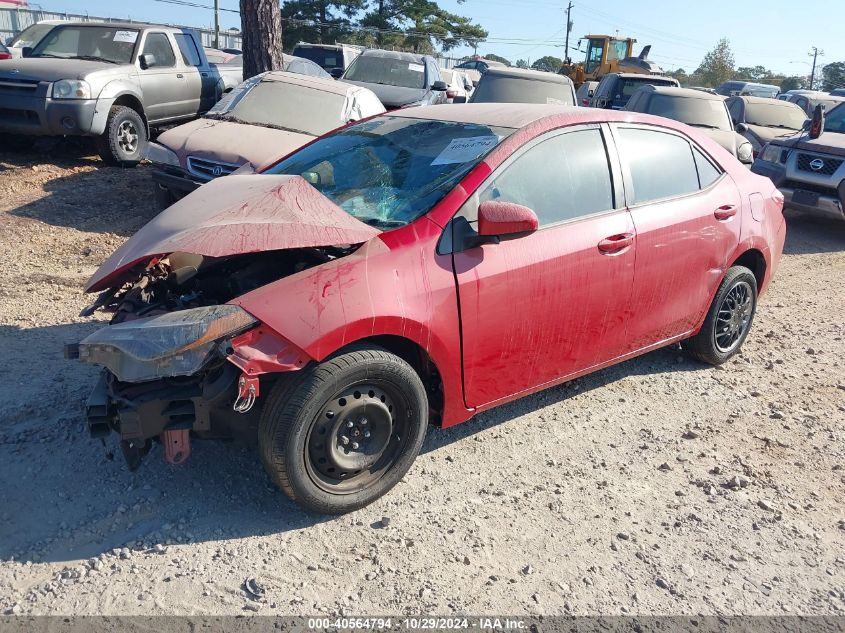 VIN 2T1BURHE1KC215686 2019 Toyota Corolla, LE no.2