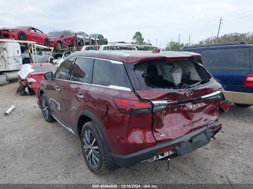 2024 Infiniti Qx60 Sensory Awd VIN: 5N1DL1GS8RC342423 Lot: 40564858