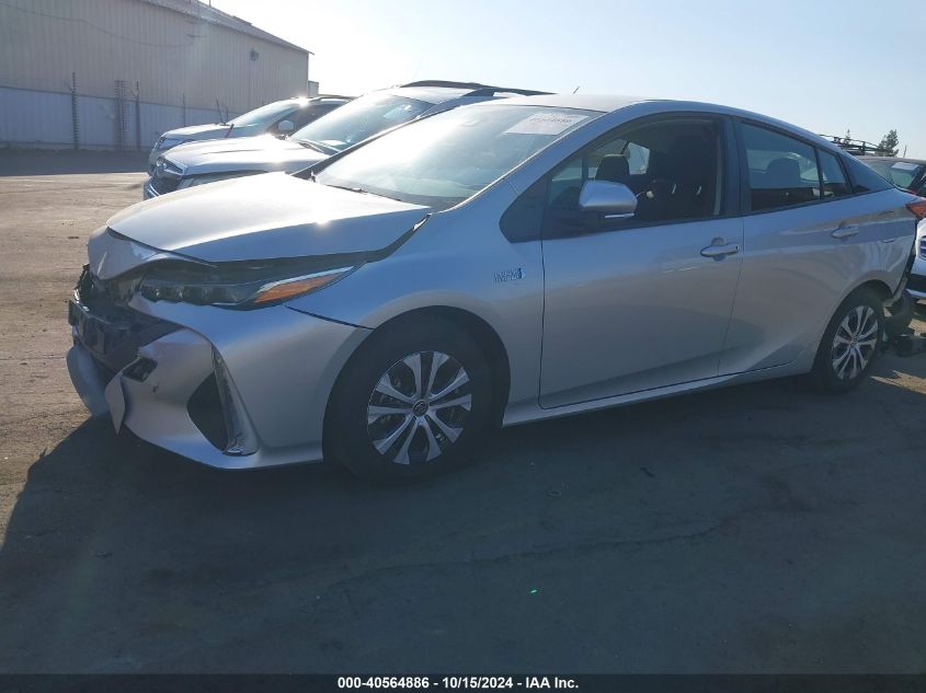 2022 Toyota Prius Prime Le VIN: JTDKAMFP9N3219398 Lot: 40564886