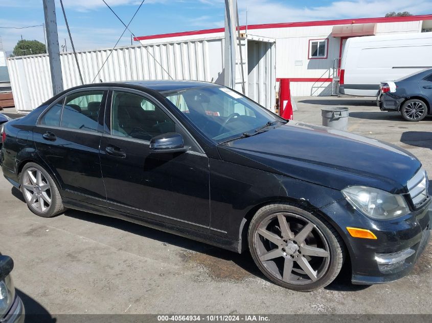 WDDGF4HB0DA755620 2013 Mercedes-Benz C 250 250