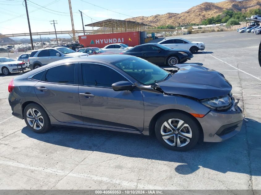 2018 Honda Civic Lx VIN: 2HGFC2F57JH537642 Lot: 40565053