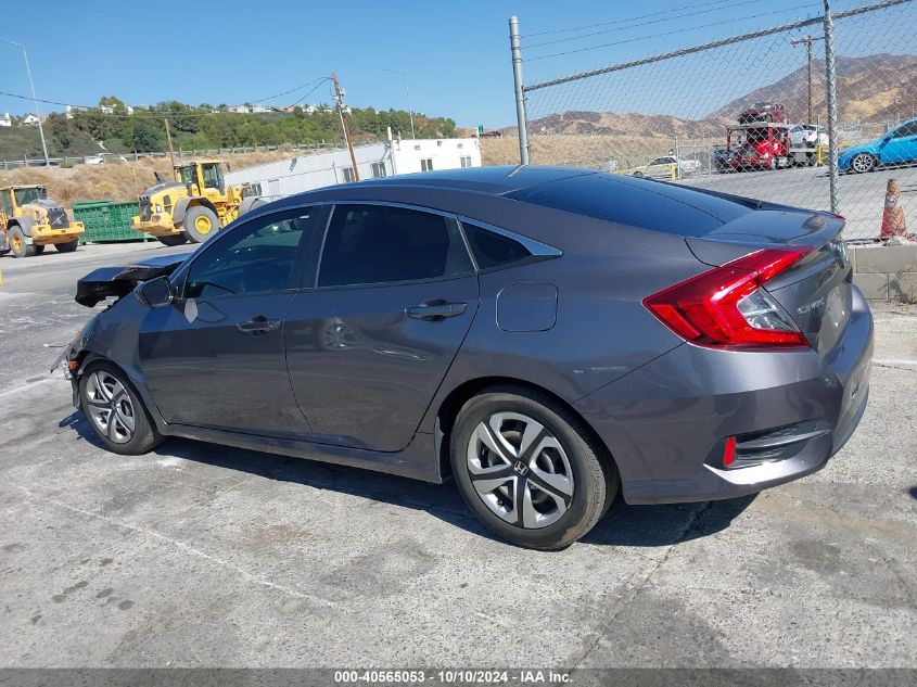 2018 Honda Civic Lx VIN: 2HGFC2F57JH537642 Lot: 40565053