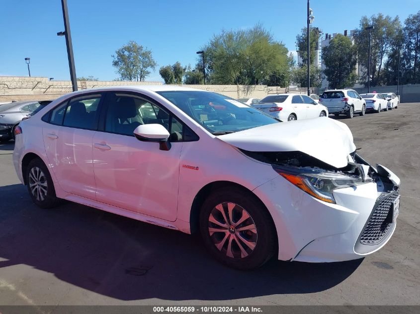 JTDEAMDE0MJ002878 2021 Toyota Corolla Hybrid Le