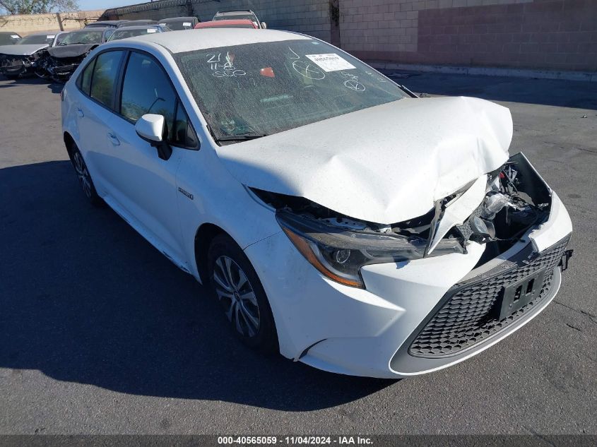 2021 TOYOTA COROLLA HYBRID LE - JTDEAMDE0MJ002878