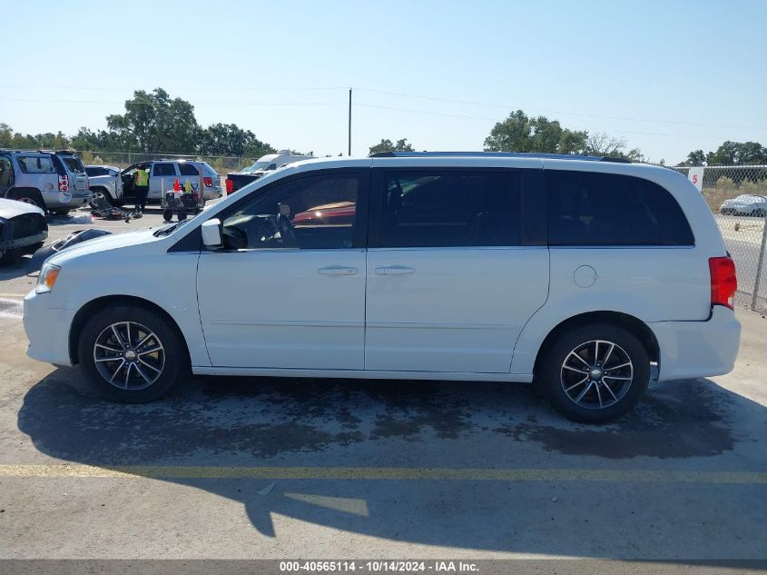 2016 Dodge Grand Caravan Sxt VIN: 2C4RDGCG4GR125662 Lot: 40565114