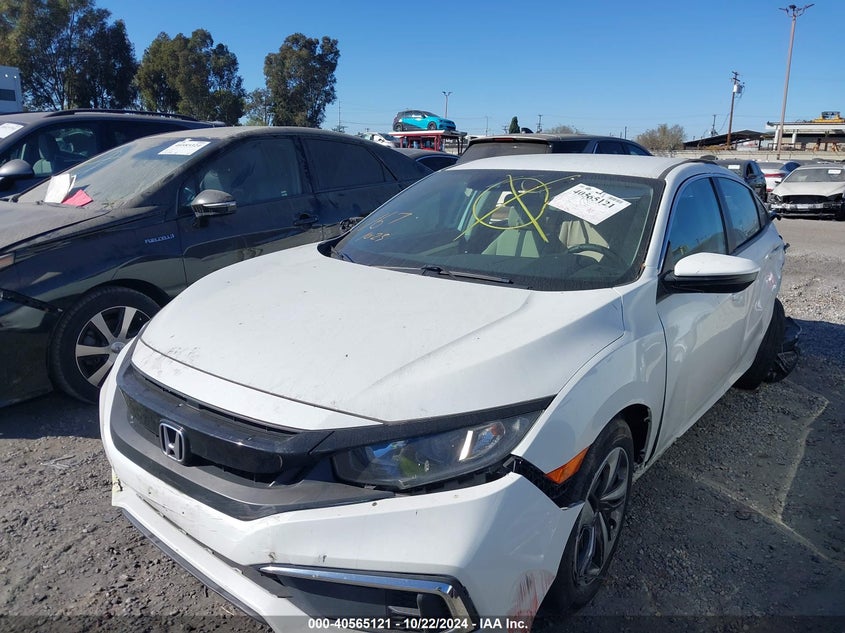 VIN 19XFC2F60KE206177 2019 HONDA CIVIC LX