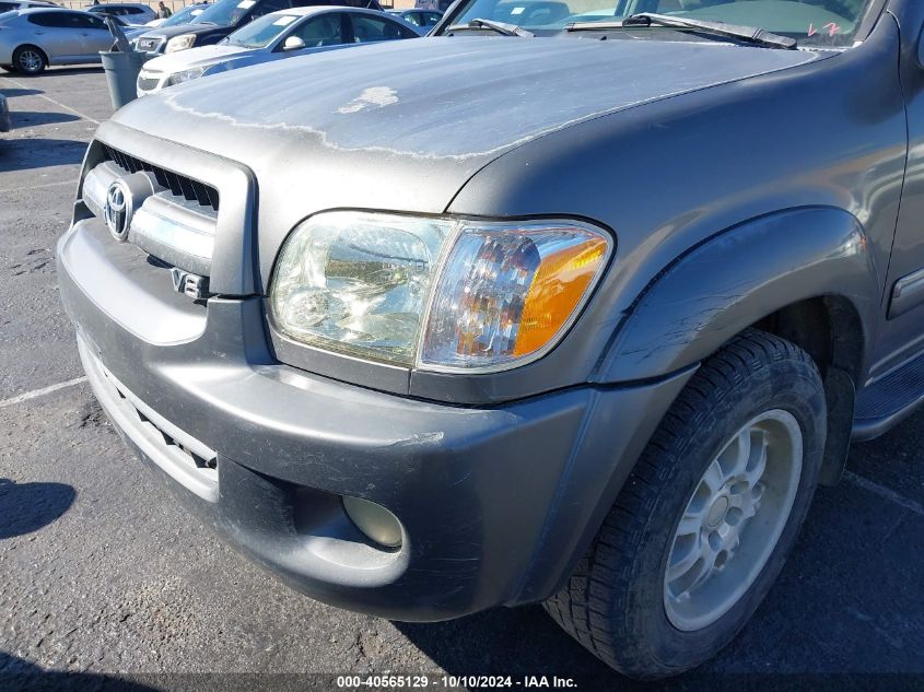 2005 Toyota Sequoia Sr5 V8 VIN: 5TDZT34A85S256734 Lot: 40565129