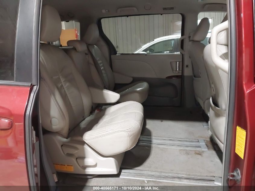 5TDYK3DC9CS221441 2012 Toyota Sienna Xle V6 8 Passenger