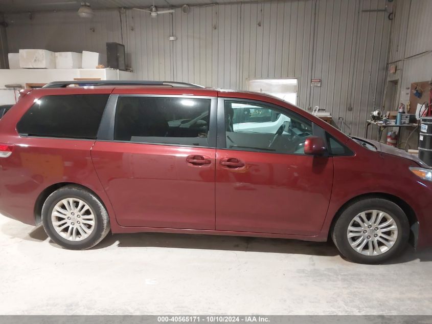 5TDYK3DC9CS221441 2012 Toyota Sienna Xle V6 8 Passenger