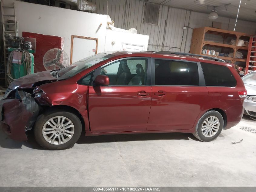 5TDYK3DC9CS221441 2012 Toyota Sienna Xle V6 8 Passenger