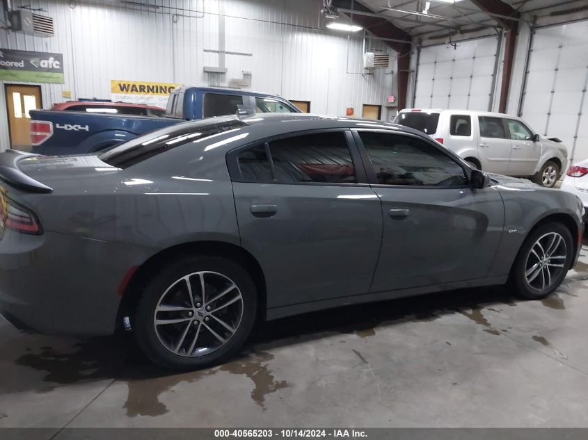 2018 Dodge Charger Gt Awd VIN: 2C3CDXJG9JH222124 Lot: 40565203