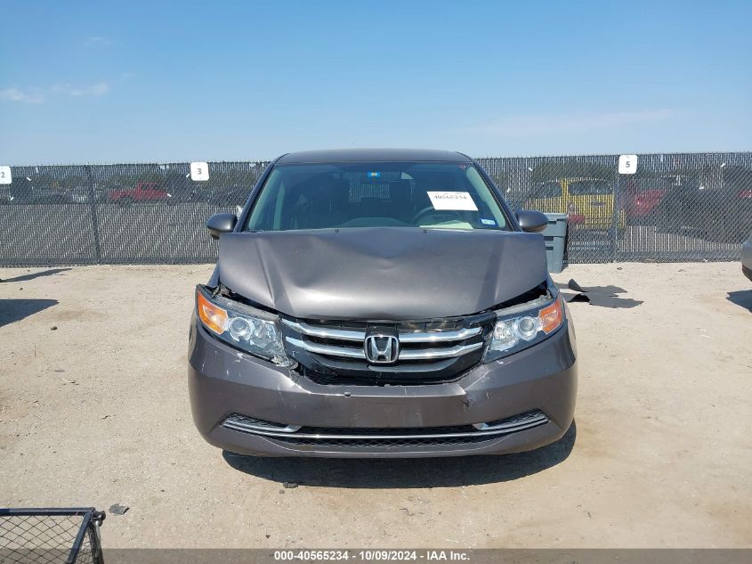 5FNRL5H32GB109338 2016 Honda Odyssey Se