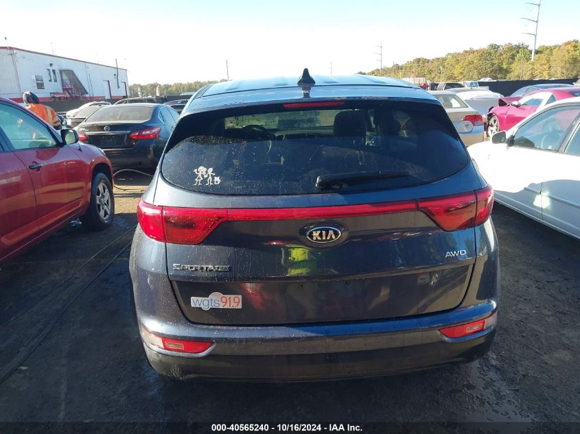 2017 Kia Sportage Lx VIN: KNDPMCACXH7124261 Lot: 40565240