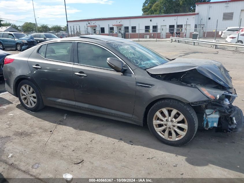 2015 Kia Optima Ex VIN: 5XXGN4A77FG384661 Lot: 40565367