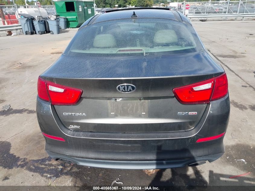 2015 Kia Optima Ex VIN: 5XXGN4A77FG384661 Lot: 40565367